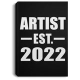 Artist Established EST. 2022 - Canvas Portrait