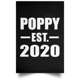 Poppy Established EST. 2020 - Poster Portrait