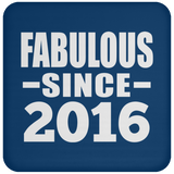 8th Birthday Fabulous Since 2016 - Drink Coaster