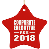 Corporate Executive Established EST. 2018 - Star Ornament