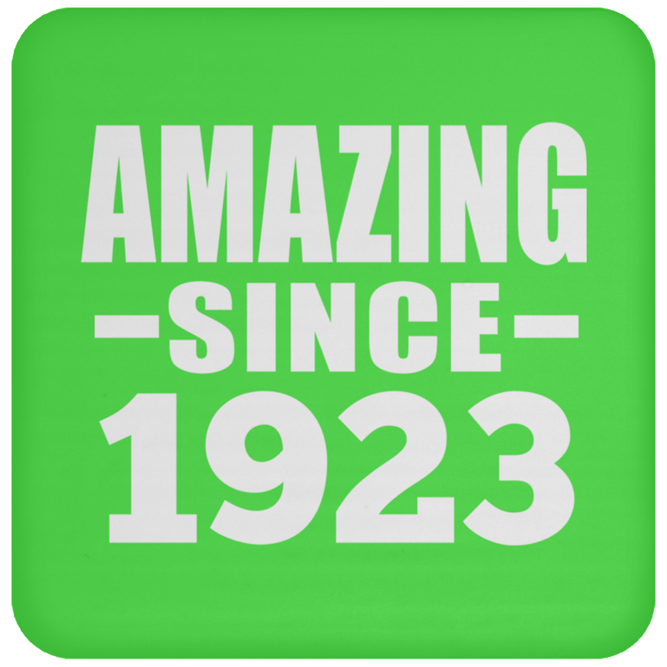 101st Birthday Amazing Since 1923 - Drink Coaster