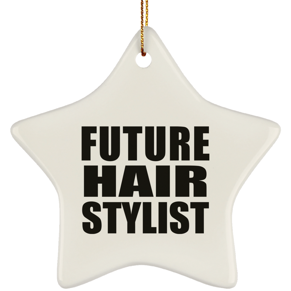 Future Hair Stylist - Star Ornament