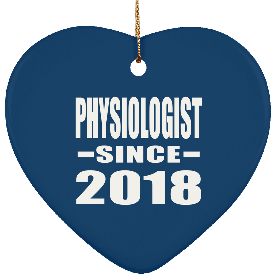 Physiologist Since 2018 - Heart Ornament