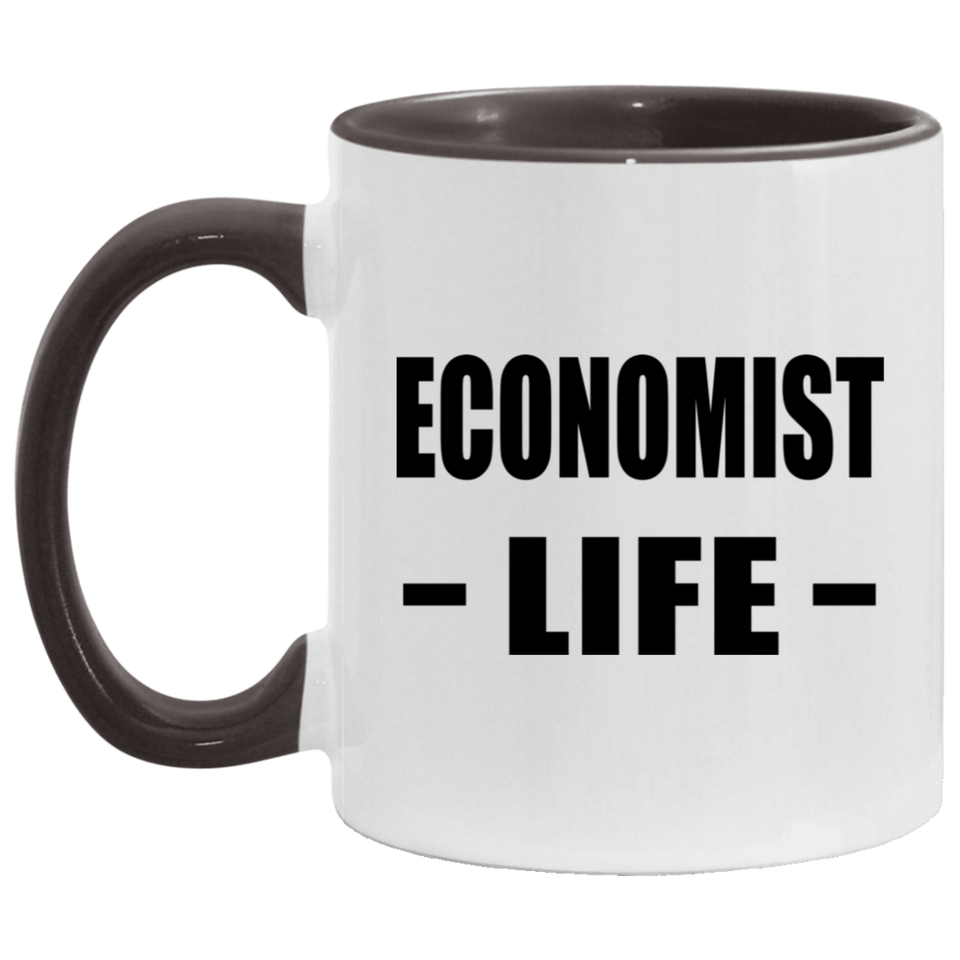 Economist Life - 11oz Accent Mug Black