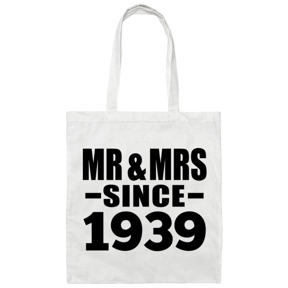 85th Anniversary Mr & Mrs Since 1939 - Tote Bag White