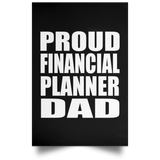 Proud Financial Planner Dad - Poster Portrait