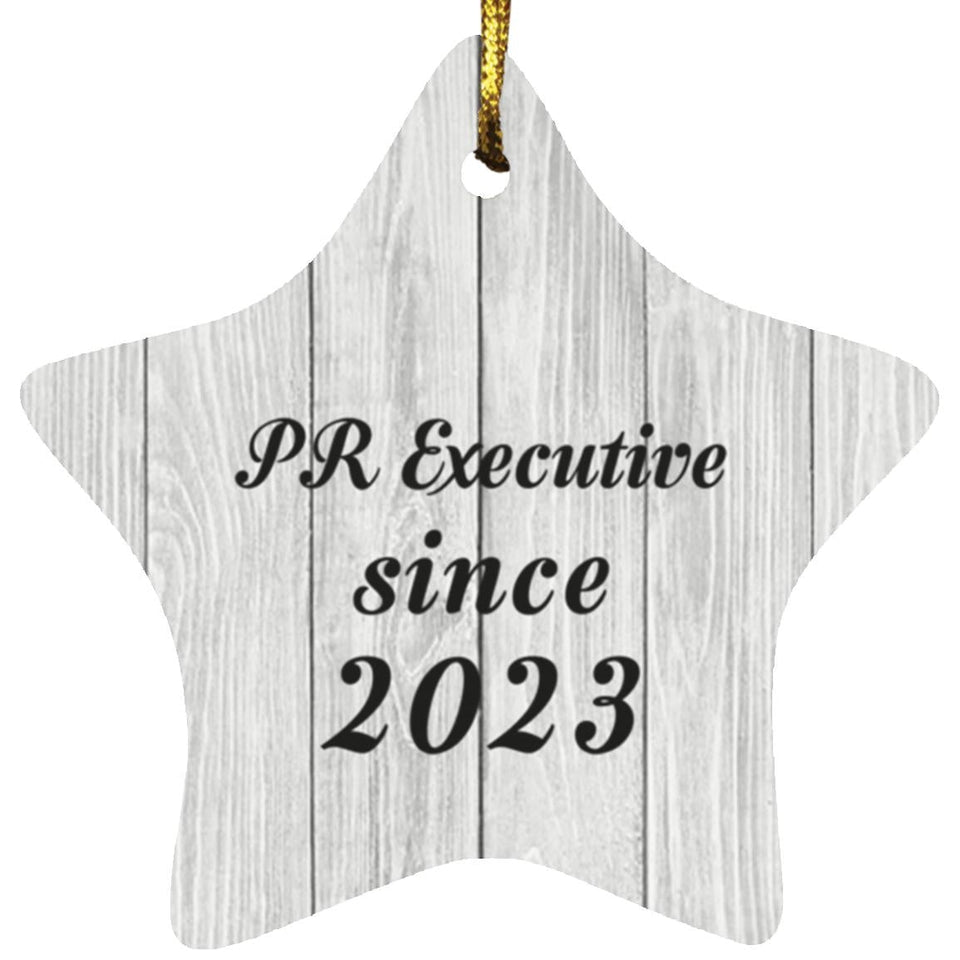 PR Executive Since 2023 - Star Ornament F