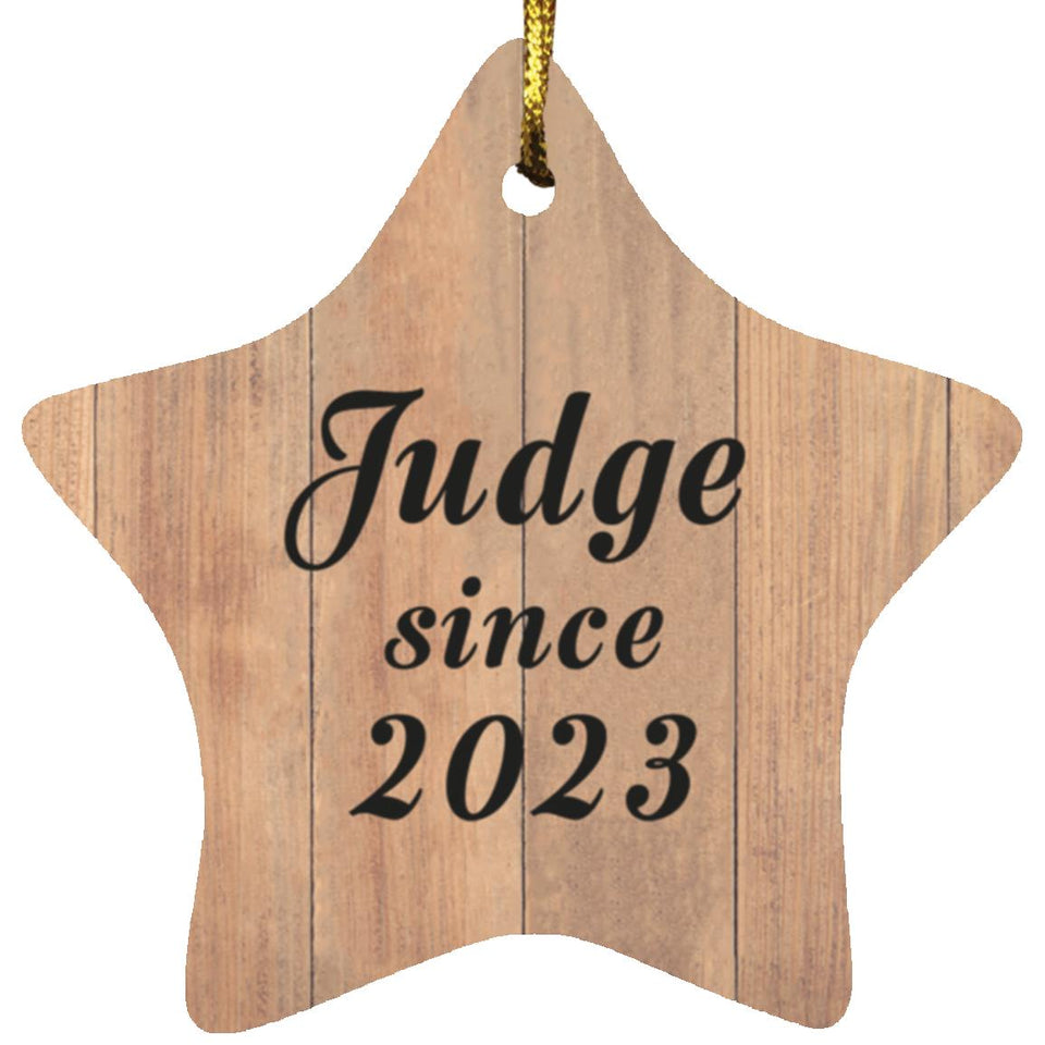 Judge Since 2023 - Star Ornament C