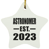 Astronomer Established EST. 2023 - Star Ornament