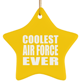 Coolest Air Force Ever - Star Ornament