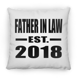 Father In Law Established EST. 2018 - Throw Pillow