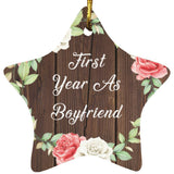 First Year As Boyfriend - Star Ornament A