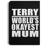 Terry World's Okayest Mum - Canvas Portrait