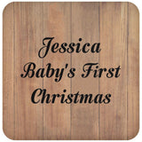 Jessica Baby's First Christmas - Drink Coaster C