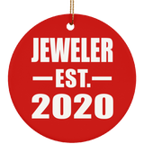 Jeweler Established EST. 2020 - Circle Ornament
