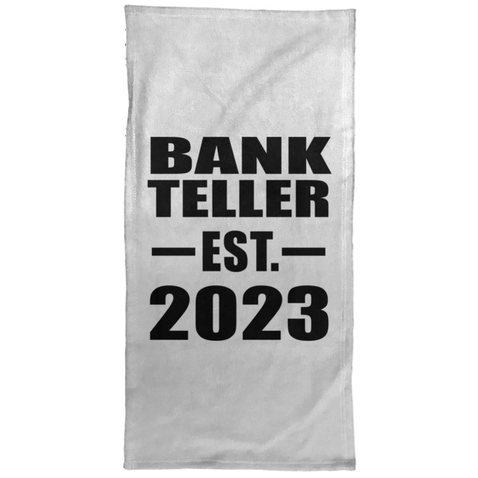 Bank Teller Established EST. 2023 - Hand Towel