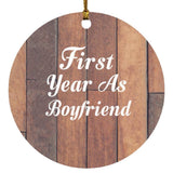 First Year As Boyfriend - Circle Ornament E
