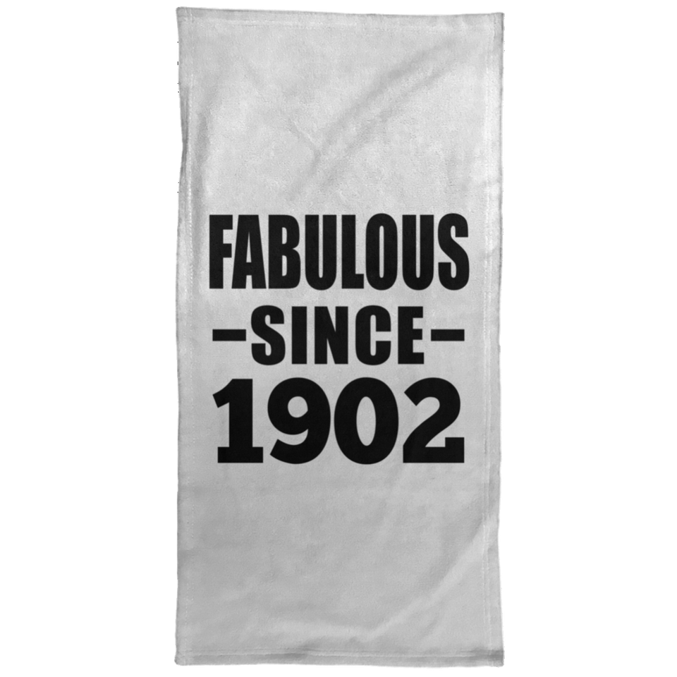 122nd Birthday Fabulous Since 1902 - Hand Towel