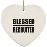 Blessed Recruiter - Heart Ornament