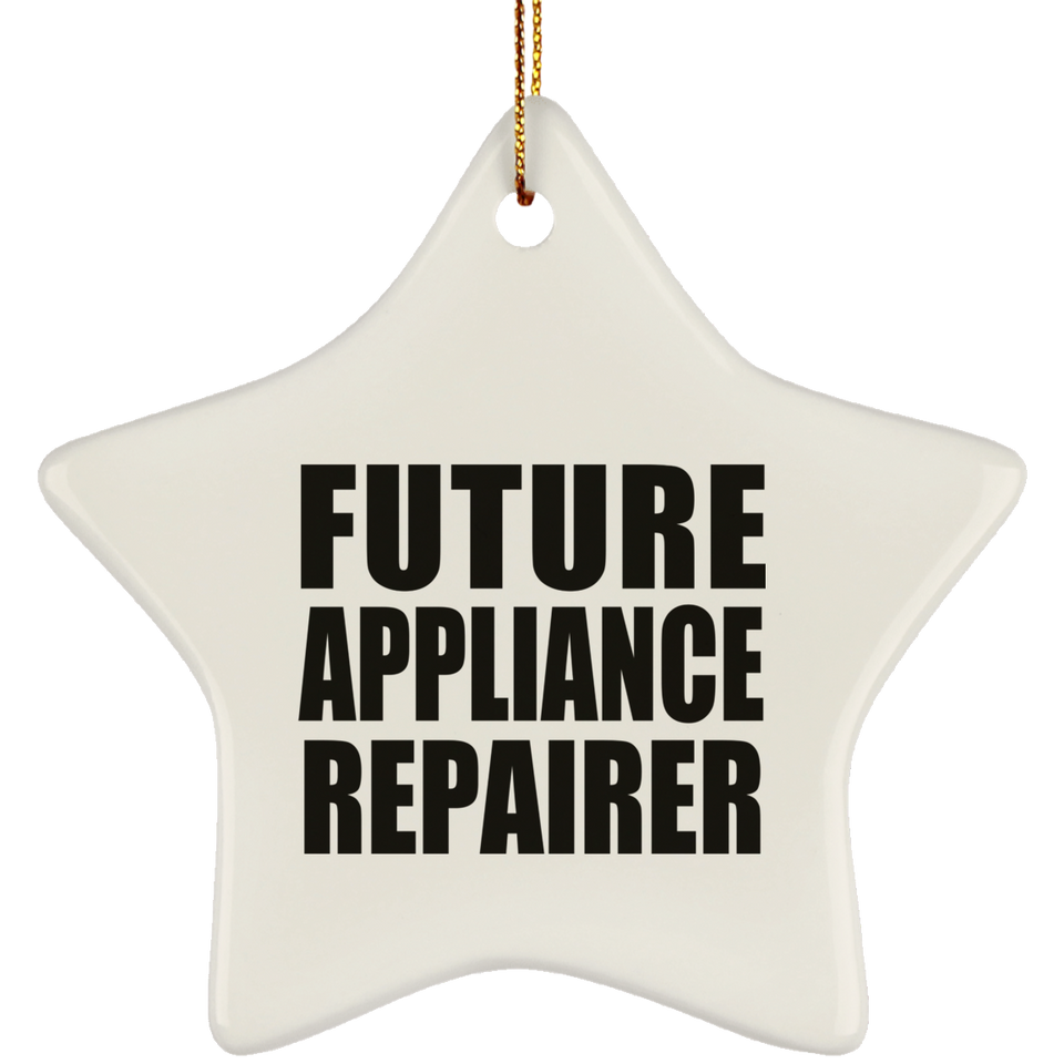 Future Appliance Repairer - Star Ornament