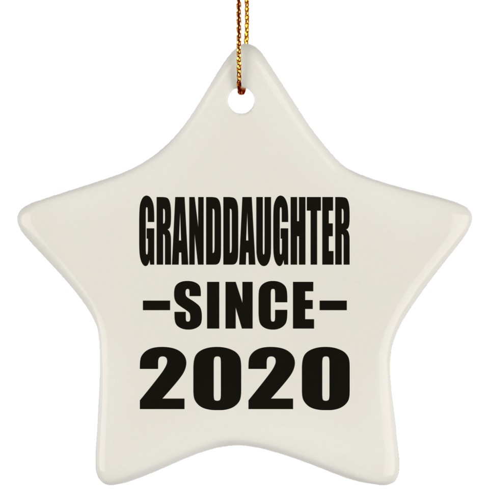 Granddaughter Since 2020 - Star Ornament