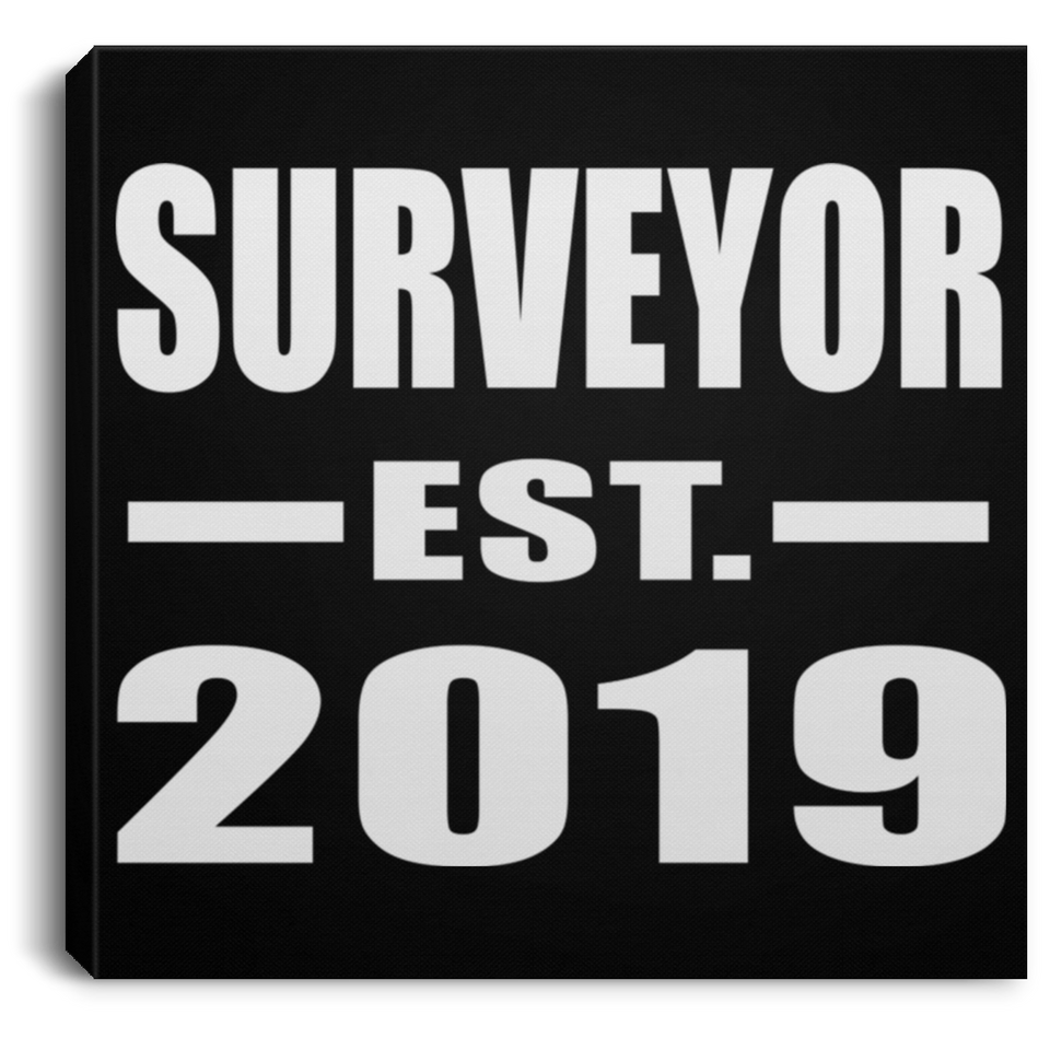 Surveyor Established EST. 2019 - Canvas Square