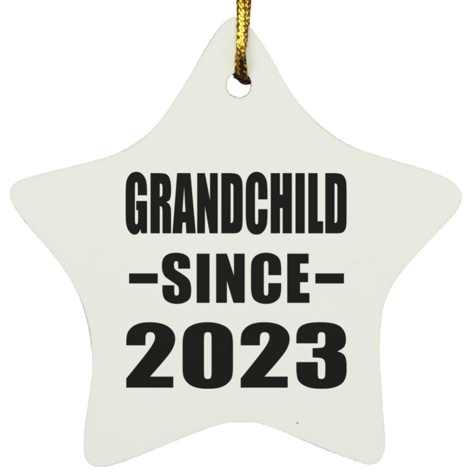 Grandchild Since 2023 - Star Ornament