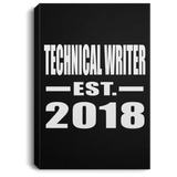 Technical Writer Established EST. 2018 - Canvas Portrait