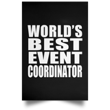 World's Best Event Coordinator - Poster Portrait