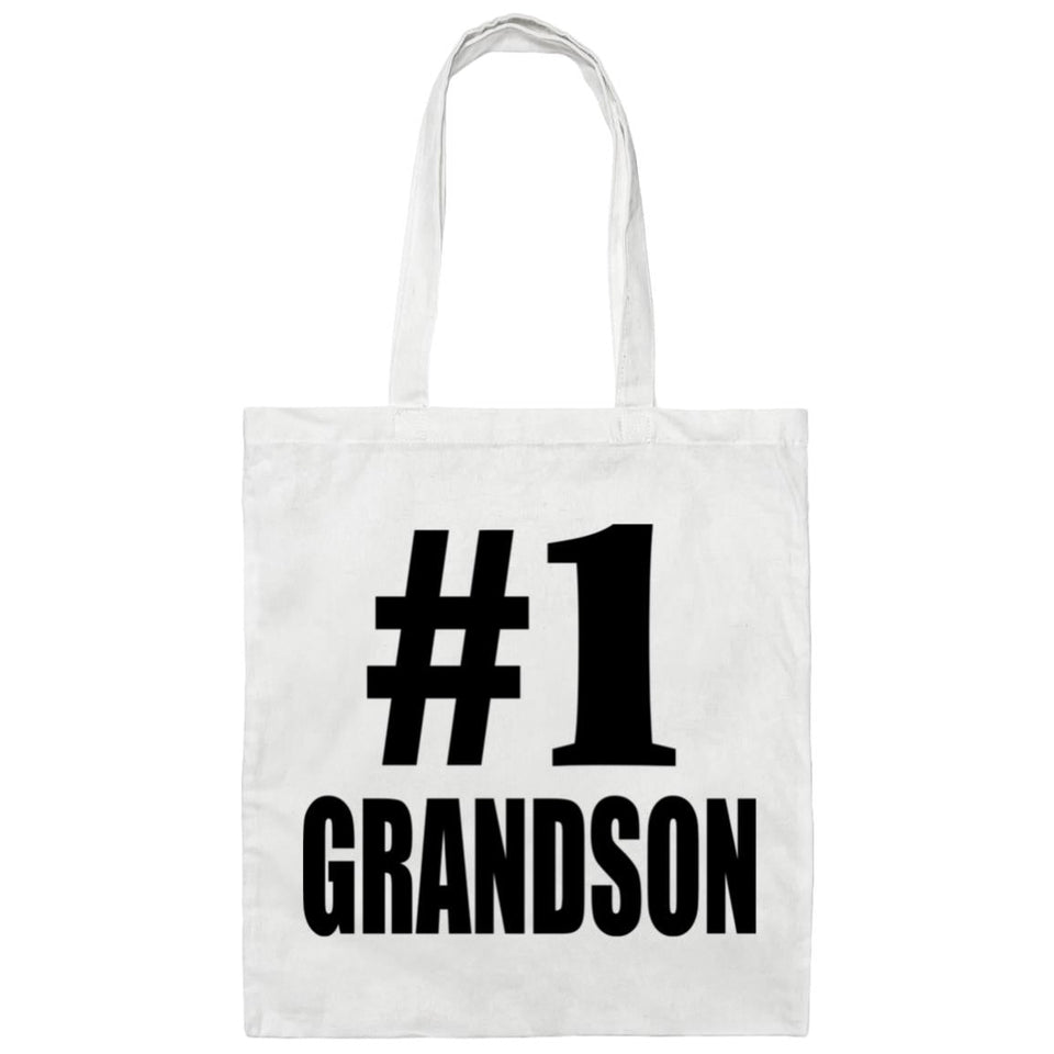 Number One #1 Grandson - Tote Bag White