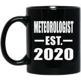 Meteorologist Established EST. 2020 - 11oz Coffee Mug Black