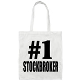 Number One #1 Stockbroker - Tote Bag White