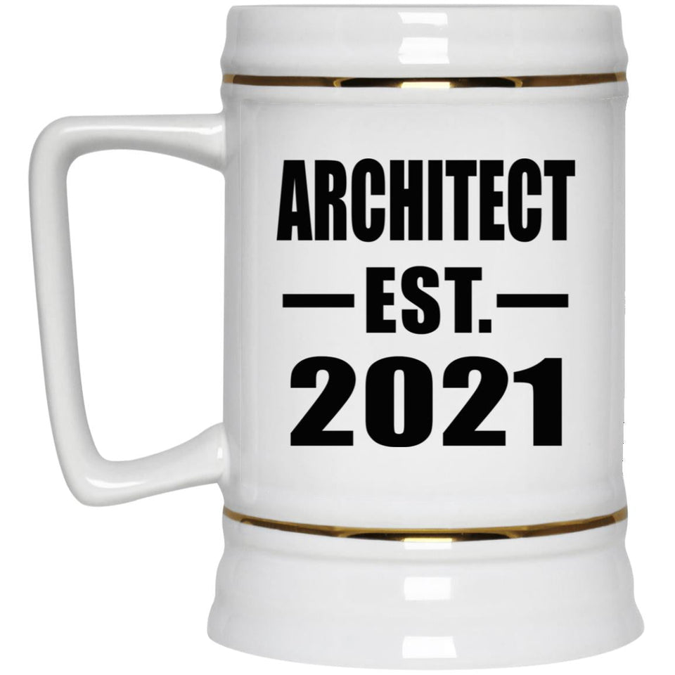Architect Established EST. 2021 - Beer Stein