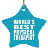 World's Best Physical Therapist - Star Ornament