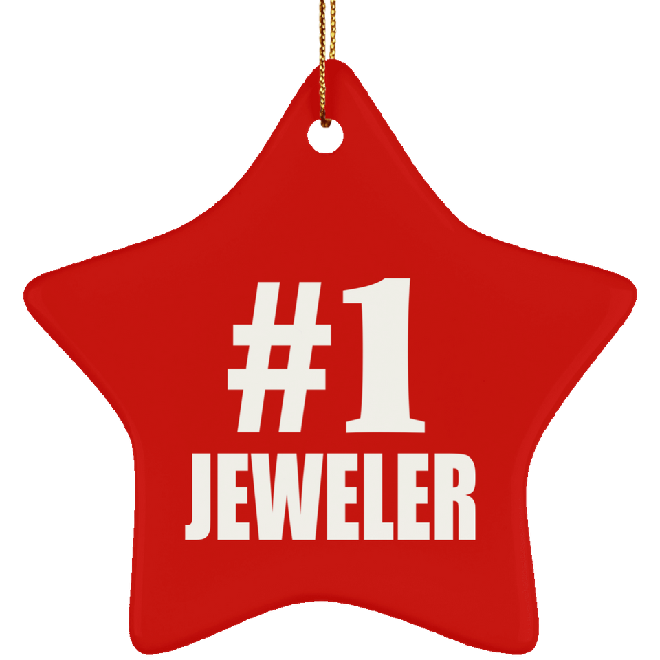 Number One #1 Jeweler - Star Ornament