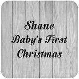 Shane Baby's First Christmas - Drink Coaster F