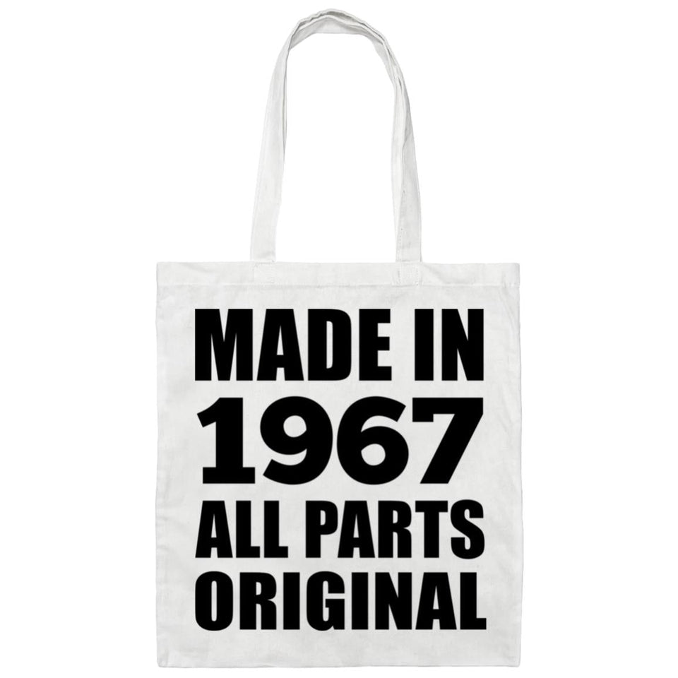 57th Birthday Made in 1967 All Parts Original - Tote Bag White