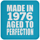 48th Birthday Made In 1976 Aged to Perfection - Drink Coaster