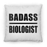 Badass Biologist - Throw Pillow