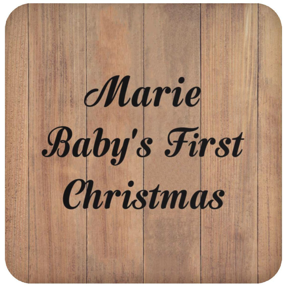 Marie Baby's First Christmas - Drink Coaster C