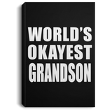 World's Okayest Grandson - Canvas Portrait