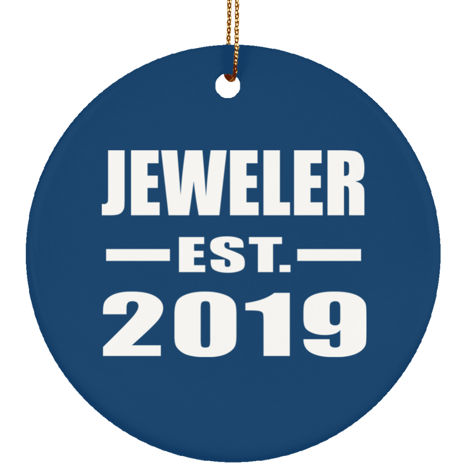 Jeweler Established EST. 2019 - Circle Ornament