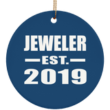 Jeweler Established EST. 2019 - Circle Ornament