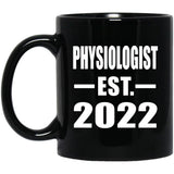 Physiologist Established EST. 2022 - 11oz Coffee Mug Black