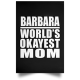Barbara World's Okayest Mom - Poster Portrait