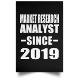Market Research Analyst Since 2019 - Poster Portrait