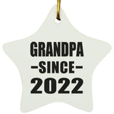 Grandpa Since 2022 - Star Ornament