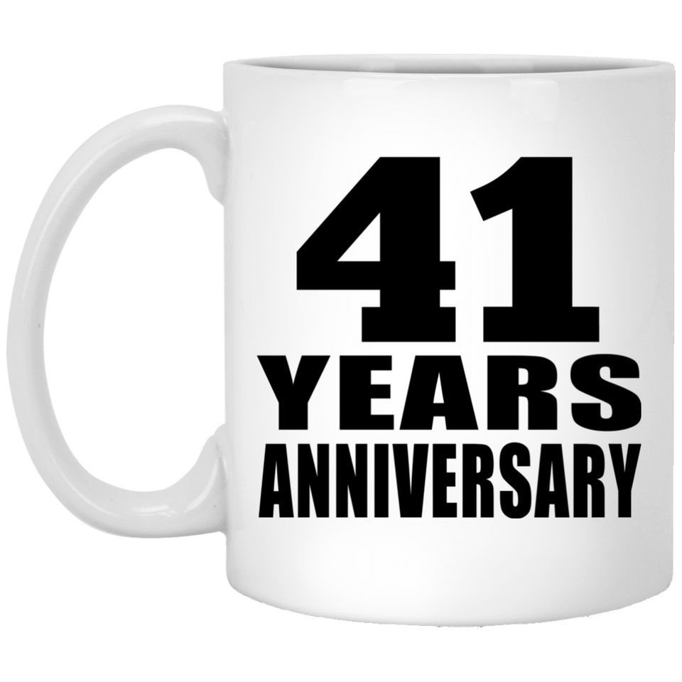 41st Anniversary 41 Years - 11 Oz Coffee Mug