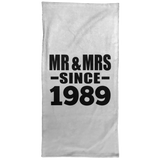 35th Anniversary Mr & Mrs Since 1989 - Hand Towel