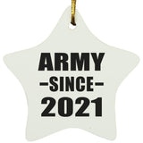 Army Since 2021 - Star Ornament